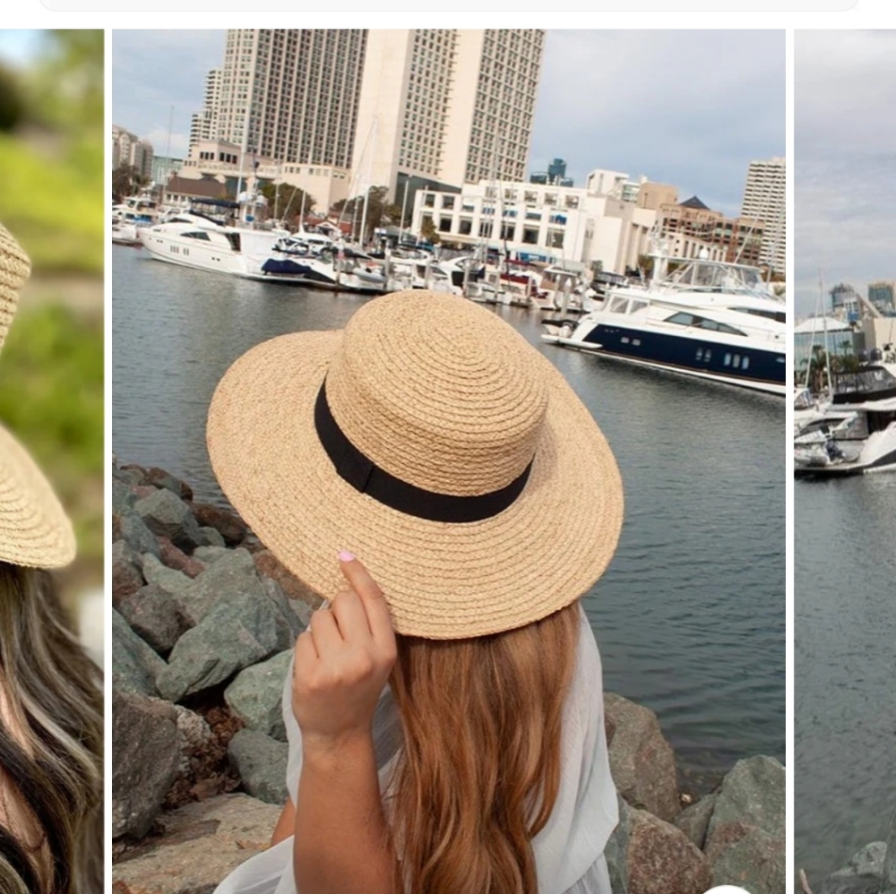 Sungrubbies Venezia Boater Sun Hat 2xl
